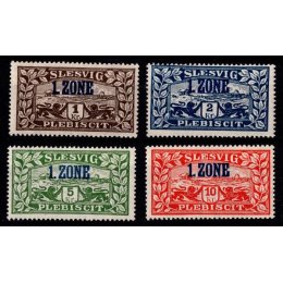 1920 - Slesvig - AFA 11-14 - Frimærke - Postfrisk.